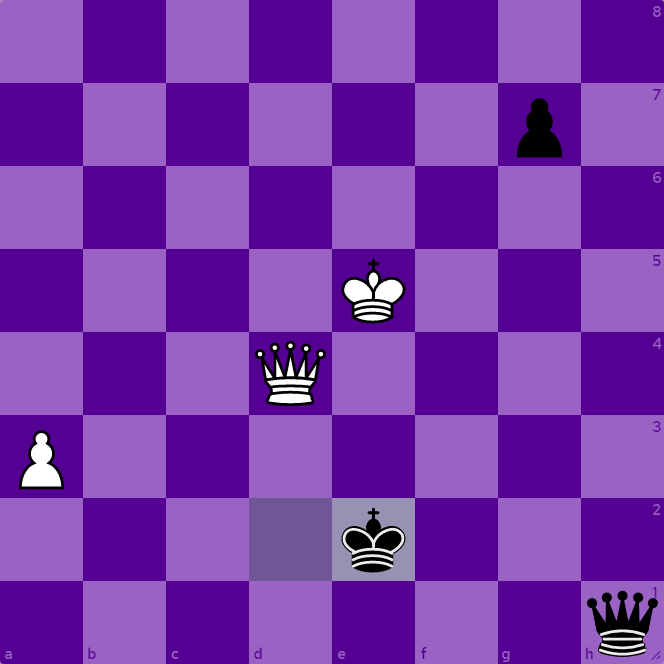 A chess endgame